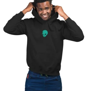 emroneel cosmic dude alien mens oversized hoodie black 01.webp