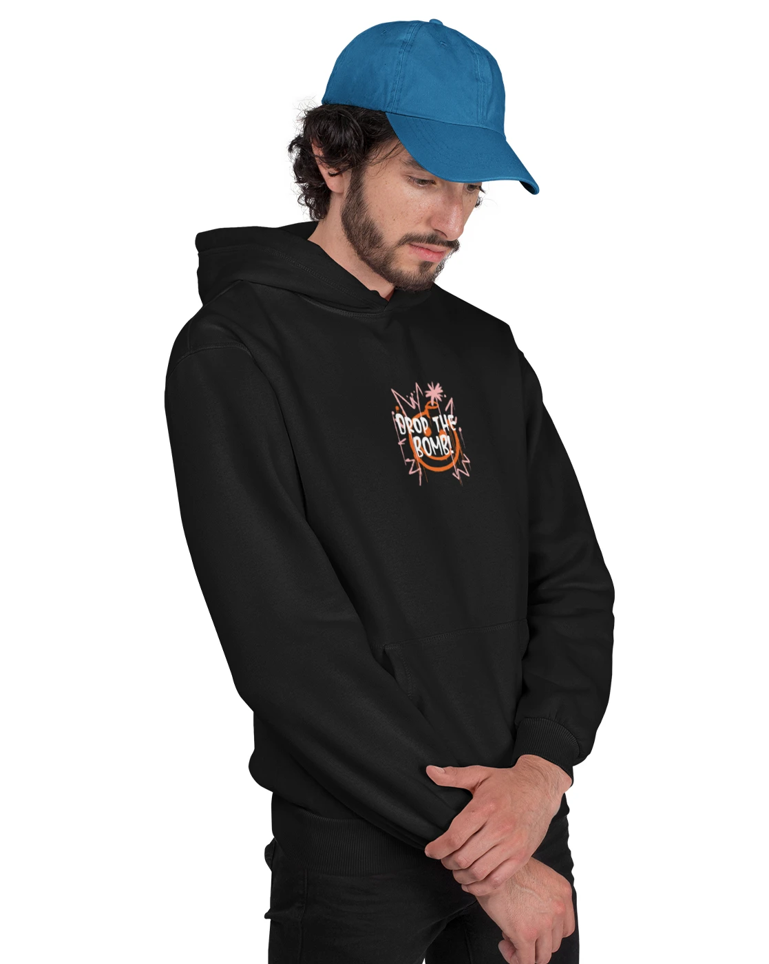 emroneel drop the bomb mens oversized hoodie black 03.webp emroneel drop the bomb mens oversized hoodie black 03.webp