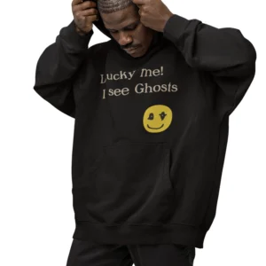 emroneel lucky me i see ghosts mens oversized hoodie black 01.webp